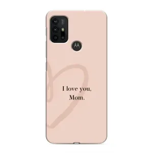 Чехлы для мамы на Motorola MOTO G30 (Сердце маме)