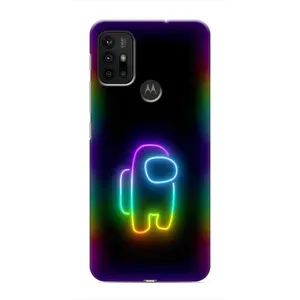 Чехол Амонг Ас для Motorola MOTO G30 (AlphaPrint) (Яркий скин)