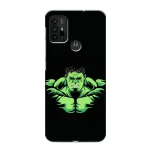 Чохли з героями Марвел Motorola MOTO G30 (VPrint) (Зелений Халк)