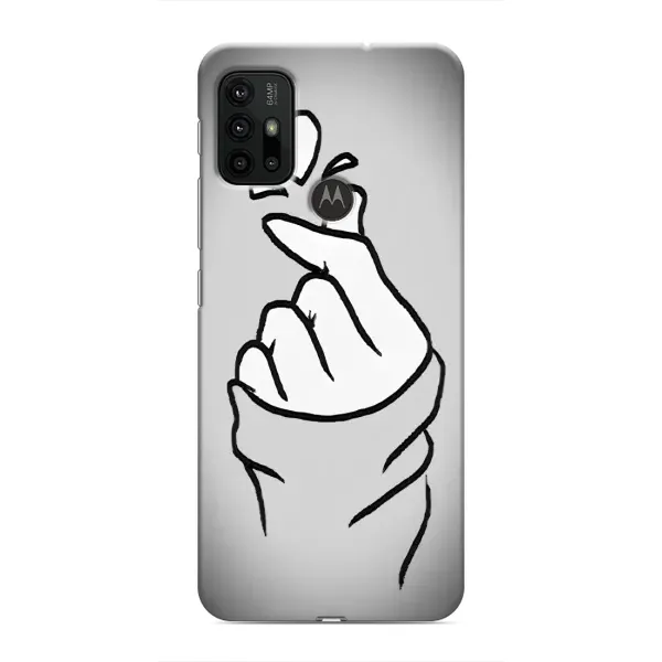 Чохол з принтом «Значок Love» для Motorola MOTO G30