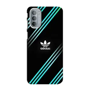 Чохли Адидас для Motorola MOTO G31 (AlphaPrint) (Адідас з полосами)