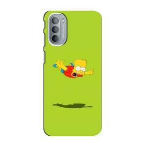 Чjхол з Сімпсонами для Motorola MOTO G31 (VPrint) (Барт Сімпсон)