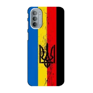 Украинские Чехлы для Motorola MOTO G31 с картинкой УПА (AlphaPrint) (Прапор УПА)