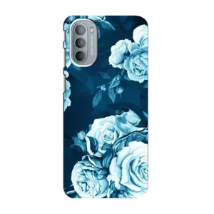 Чехлы (ART) Цветы на Motorola MOTO G31 (VPrint) (Блактині бутони)