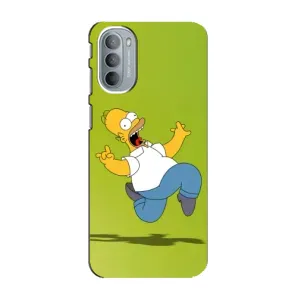 Чjхол з Сімпсонами для Motorola MOTO G31 (VPrint) (Гомер Сімпсон)