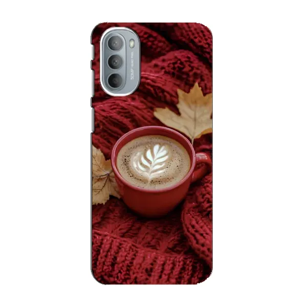 Чехол с принтом «Кофе на пледе» для Motorola MOTO G31