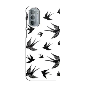 Чохол з пташками на Motorola MOTO G31 (VPrint) (Ластівки)