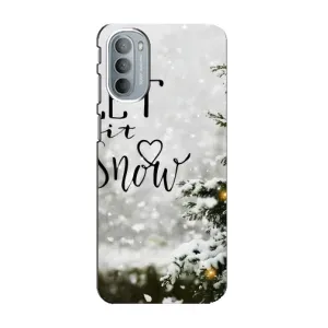 Чохол з принтом «Let it snow» для Motorola MOTO G31