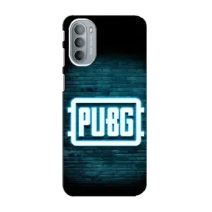 Чеjхол PUBG для Моторола МОТО G31 (AlphaPrint) (Лого PUBG)