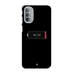 Чехлы для любимой на Моторола МОТО G31 (VPrint) (Love battery)