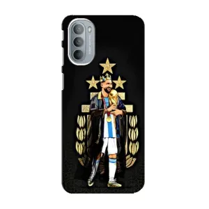 Чохли для Motorola MOTO G31 (Leo чемпіон) (AlphaPrint) (Мессі Король)