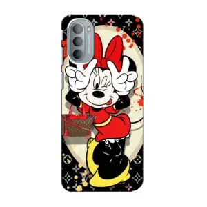 Чохол Disney Mouse Motorola MOTO G31 (PREMIUMPrint) (Мінні peace)