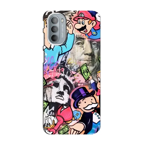 Чехол с принтом «Monopoly man» для Motorola MOTO G31