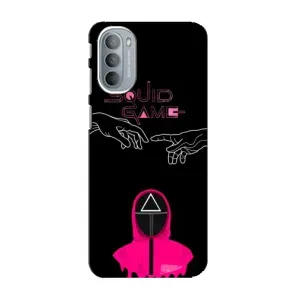 Чохол Гра в кальмара для Motorola MOTO G31 (Мінімалізм Гра кальмара)