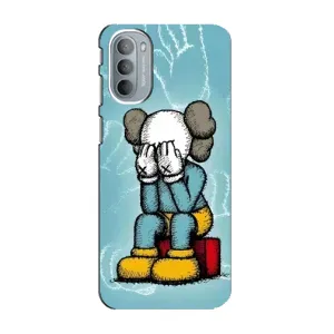 Чохол з принтом «Плач Bearbrick» для Motorola MOTO G31