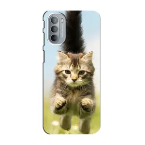 Чохли з Котиками для Motorola MOTO G31 (VPrint) (Прижок кота)
