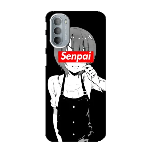Чехол с принтом «Senpai» для Motorola MOTO G31 Чехол с принтом «Senpai» для Motorola MOTO G31