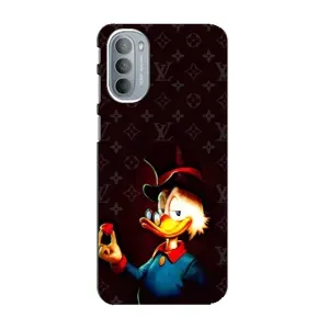 Чехли для Motorola MOTO G31 - Скрудж МакДак Louis Vuitton (PREMIUMPrint) (Скрудж з ботліантом)
