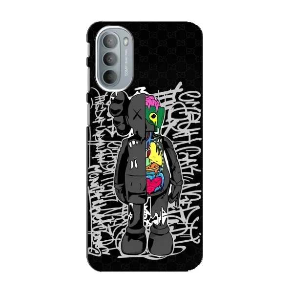 Чохол з принтом «Стиль Bearbrick» для Motorola MOTO G31