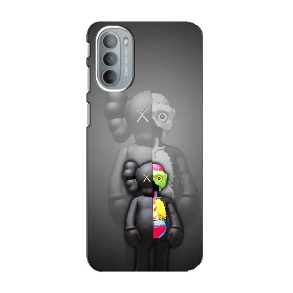 Чохол з принтом «Тіло Bearbrick» для Motorola MOTO G31