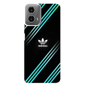 Чохли Адидас для Motorola MOTO G34 (AlphaPrint) (Адідас з полосами)