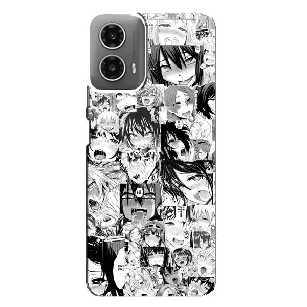 Чехол с принтом «Ahegao manga» для Motorola MOTO G34 Чехол с принтом «Ahegao manga» для Motorola MOTO G34