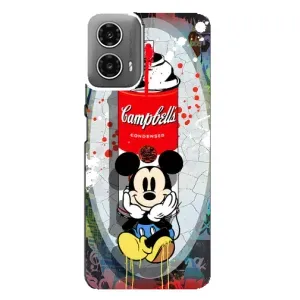 Чехол Disney Mouse Motorola MOTO G34 (PREMIUMPrint) (Американский Маус)