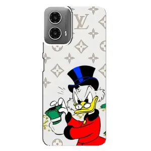 Чехлы для Motorola MOTO G34 - Скрудж МакДак Louis Vuitton (PREMIUMPrint) (Баксы Скрудж)