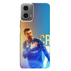 Чехол Криштиану Роналду для Motorola MOTO G34 (AlphaPrint) (CR7 Real)