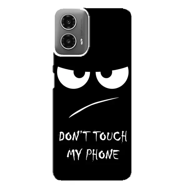 Чехол с принтом «Dont Touch» для Motorola MOTO G34 Чехол с принтом «Dont Touch» для Motorola MOTO G34