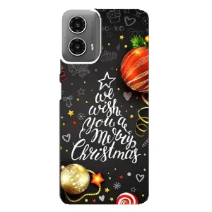 Рождественские Чехлы для Motorola MOTO G34 (VPrint) (Елочка)