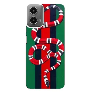 Чохли  GUCCI для Моторола МОТО G34 (AlphaPrint) (Gucci змія)