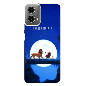 Чохол з принтом «Хакуна Матата» для Motorola MOTO G34