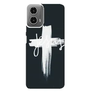 Християнські Чохли для Motorola MOTO G34 (AlphaPrint) (Ісус)