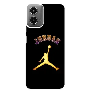 Чохли для Motorola MOTO G34 - з картинкою JORDAN (AlphaPrint) (Jordan Gold)