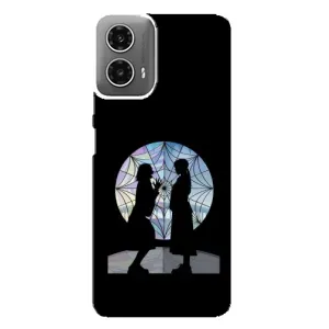 Чехлы Венсдей на Motorola MOTO G34 Уэнсдей (AlphaPrint) (комната Уэнздей)