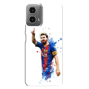 Чехлы Месси для Motorola MOTO G34 (AlphaPrint) (Лео Месси)