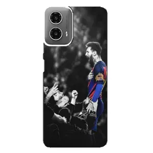 Чехлы Месси для Motorola MOTO G34 (AlphaPrint) (Lionel Messi)