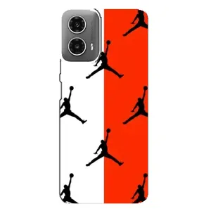 Чохли для Motorola MOTO G34 - з картинкою JORDAN (AlphaPrint) (Лого Джордан)