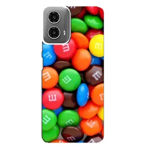 Чехол с принтом «MM's» для Motorola MOTO G34