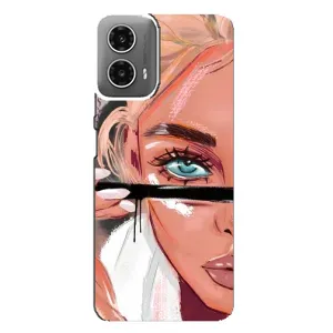 Чехол с печатью для Motorola MOTO G34 - (Мода) (AlphaPrint)