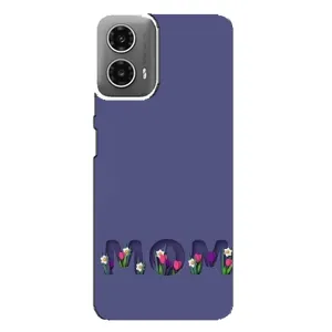 Чохол з принтом «Мама в квітах» для Motorola MOTO G34
