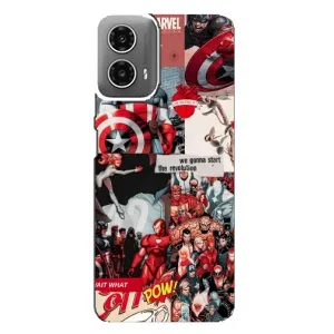 Чехол с принтом «Марвел Комикс» для Motorola MOTO G34