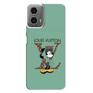Чохли Луі Вітон для Motorola MOTO G34 (AlphaPrint - LOUIS VUITTON) (Міккі Маус LV)