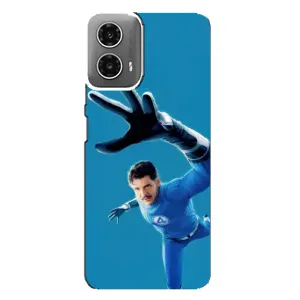 Чехол с принтом Фантастическая четверка для Motorola MOTO G34 (Мистер Фантастик супергерой)