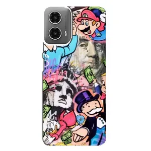 Чехлы с крутыми принтами для Motorola MOTO G34 - (PREMIUMPrint) (Monopoly man)