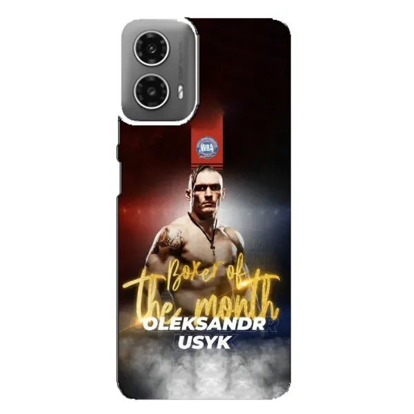 Чехол с принтом «Olexandr Usyk» для Motorola MOTO G34