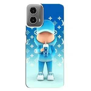 Круті Чохли Луі Віттон для Motorola MOTO G34 (AlphaPrint) (Хлопець LV)