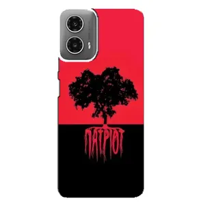 Украинские Чехлы для Motorola MOTO G34 с картинкой УПА (AlphaPrint) (Патріот)