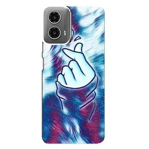 Чехол с принтом «Радужное сердце» для Motorola MOTO G34